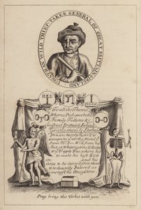 Jonathan Wild Thief-Taker Geral da Grã-Bretanha e Irlanda de English School