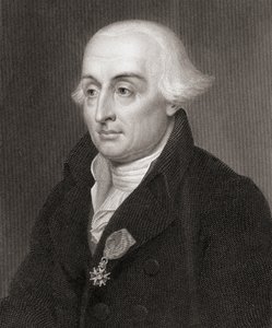 Joseph-Louis Lagrange, conde de l&39;Empire (1736-1813) da Gallery of Portraits, publicado em 1833 de English School