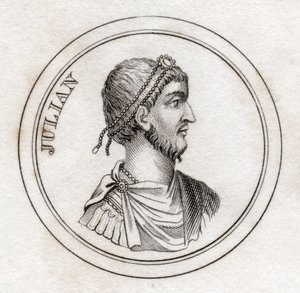 Julian the Apostate, do &39;Crabb&39;s Historical Dictionary&39;, publicado em 1825 de English School