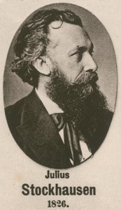 Julius Stockhausen (gravura) de English School
