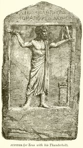 Júpiter (ou Zeus com seu raio) de English School