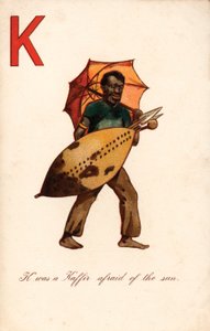 K, Kaffir (cor litho) de English School