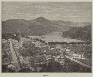 Kandy (gravura) de English School