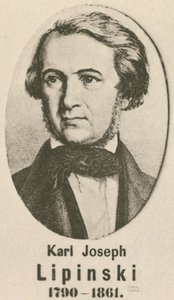 Karl Joseph Lipinski (gravura) de English School