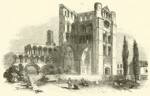 Abadia de Kelso (gravura) de English School