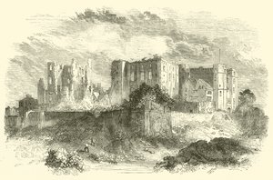 Castelo Kenilworth (gravura) de English School