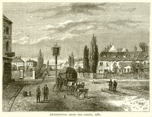 Kennington, do verde, 1780 de English School