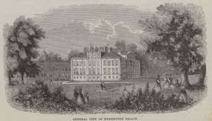 Palácio Kensington, Londres (gravura) de English School