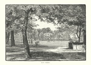 Kew Green (gravura) de English School