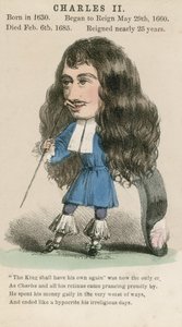 Rei Carlos II (aquatinta) de English School