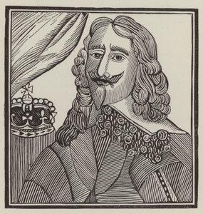 Rei Carlos I, mártir (gravura) de English School