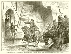 Rei Edward II, repulsa do castelo de Stirling após a batalha de Bannockburn, 1314