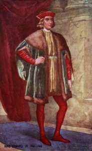 Rei Eduardo IV (cor litho) de English School