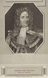 Rei George II da Grã-Bretanha e Irlanda de English School