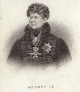 Rei George IV da Grã-Bretanha e Irlanda de English School