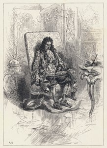 Rei Luís XVI da França, solitário e de coração partido (gravura) de English School