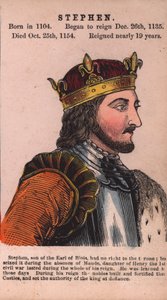 Rei Estêvão (gravura colorida) de English School