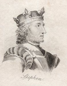 King Stephen, do "Crabb&39;s Historical Dictionary", publicado em 1825 de English School