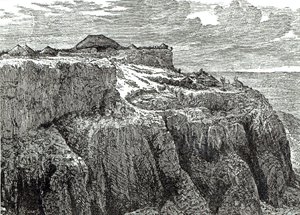 Casa do Rei Theodore, Magdala de &39;História Ilustrada de Cassell da Inglaterra&39;, 1868 de English School