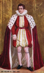 Rei Guilherme IV (cor litho) de English School