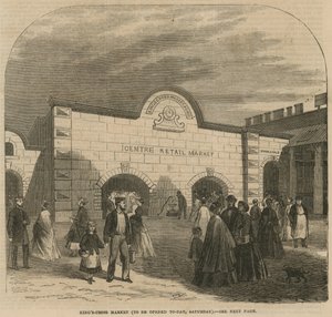 Mercado Kings Cross, a ser aberto no sábado, 8 de agosto de 1868 de English School