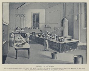 Cozinha para um hotel de English School
