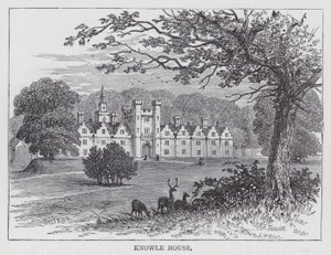Knowle House (gravura) de English School