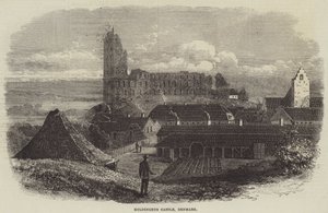 Castelo de Koldinghus, Dinamarca (gravura) de English School