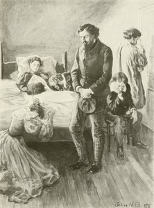 La Boheme, último ato (gravura) de English School