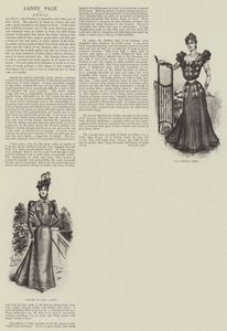 Página de Senhoras (litho) de English School