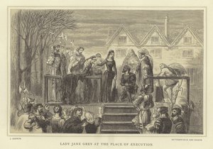 Lady Jane Gray no local da execução de English School