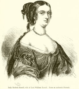 Senhora Rachael Russell, esposa do senhor William Russell de English School