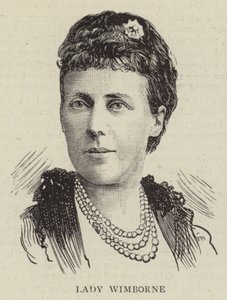 Lady Wimborne (gravura) de English School