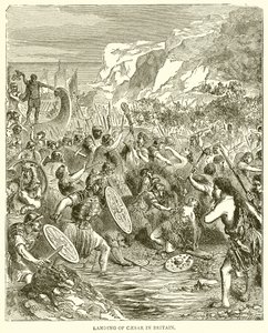 Desembarque de César na Grã-Bretanha de English School