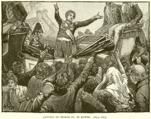 Aterrissagem de George IV em Howth de English School