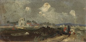 Paisagem com Igreja de English School