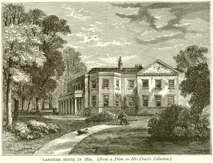 Langham House em 1820