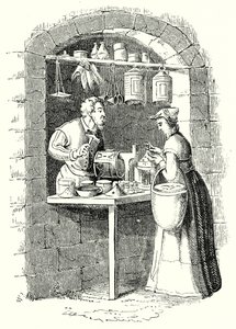 Fabricantes de lanternas (gravura) de English School