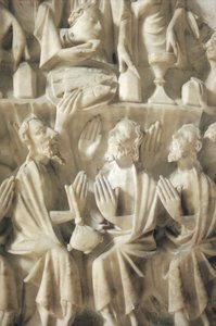 Última Ceia, detalhe (alabastro) de English School