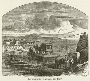 Lawrence, Kansas, em 1857 de English School