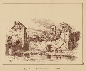 Pórtico de Layerthorpe, desmantelado em 1829 (litografia) de English School
