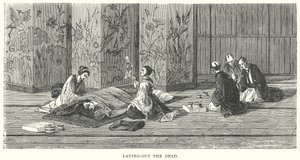 Deitar os mortos (gravura) de English School