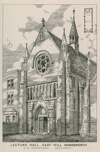 Auditório, corredor, wandsworth de English School
