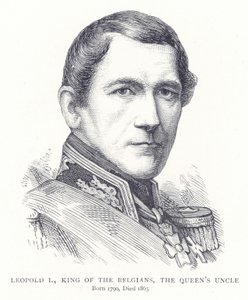 Leopold I, rei dos belgas, tio da rainha de English School