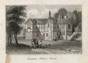 Abadia de Lesnes em Kent de English School