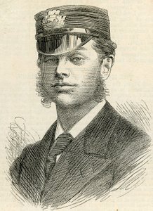 Tenente RH Archer, 1875 de English School