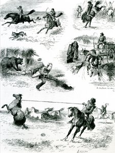 A vida em Manitoba, 1877 de English School