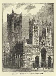 Catedral de Lincoln do noroeste de English School