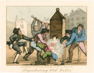 Liquidando dívidas antigas, 1826 de English School