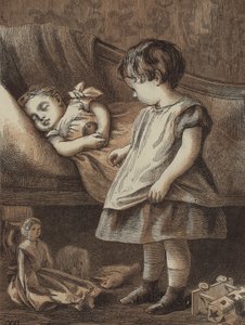 A Tentação do Pequeno Fred (gravura) de English School